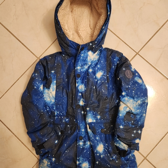 Lands' End little boy parka jacket - Picture 2 of 7